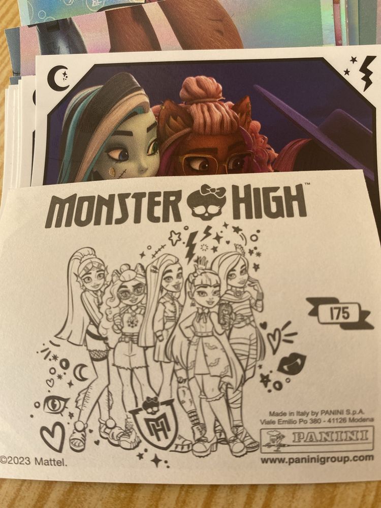 Cromos monster high