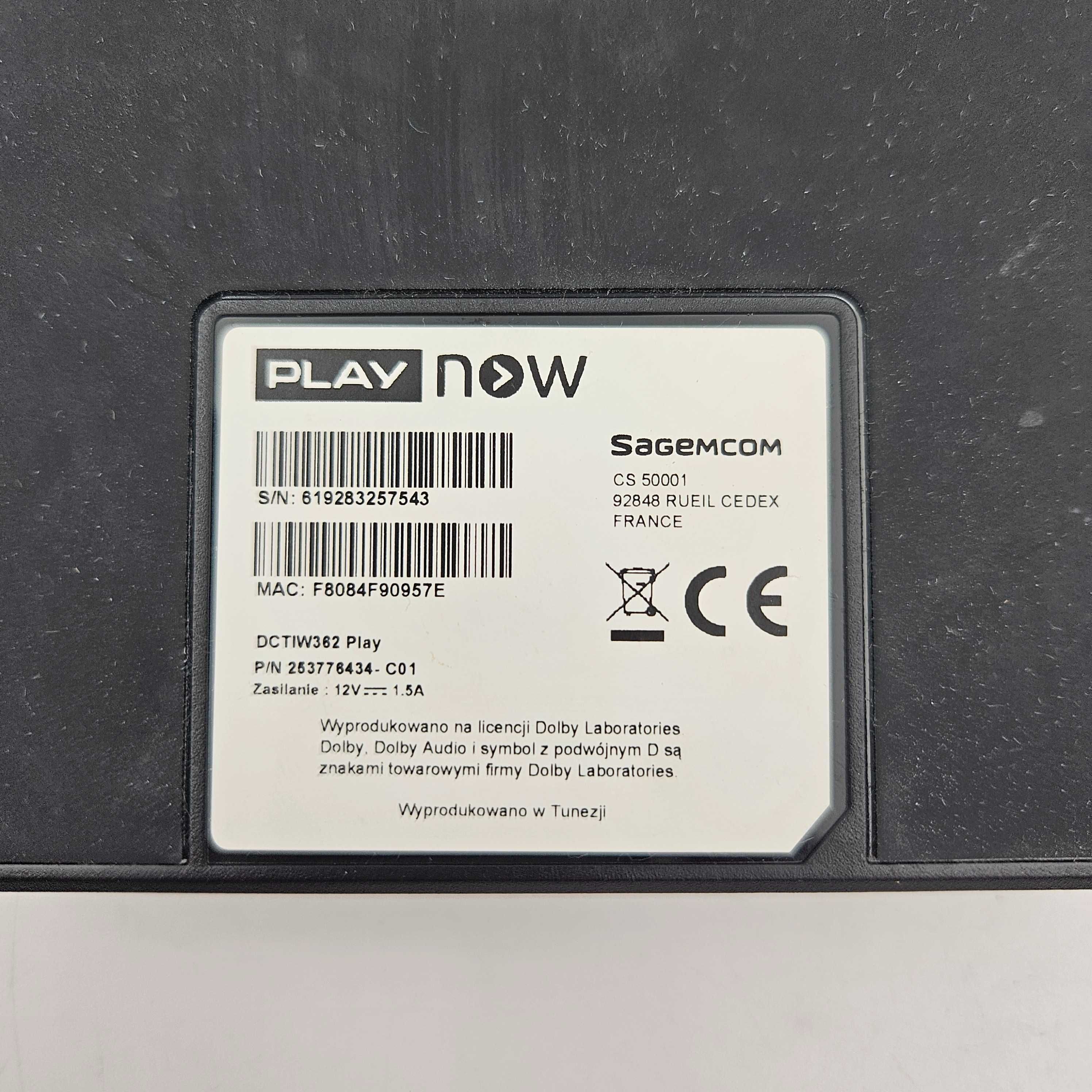 Play NOW Android TV Box 4K HDR SAGEMCOM DCTIW362 Okazja!