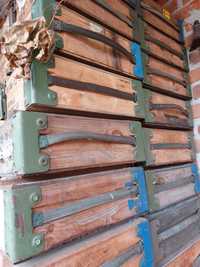 Drewniane skrzynki ,kuferki drewniane prl