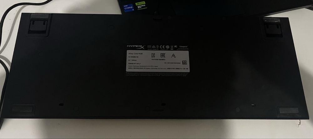 Клавіатура дротова HyperX Alloy Core RGB
