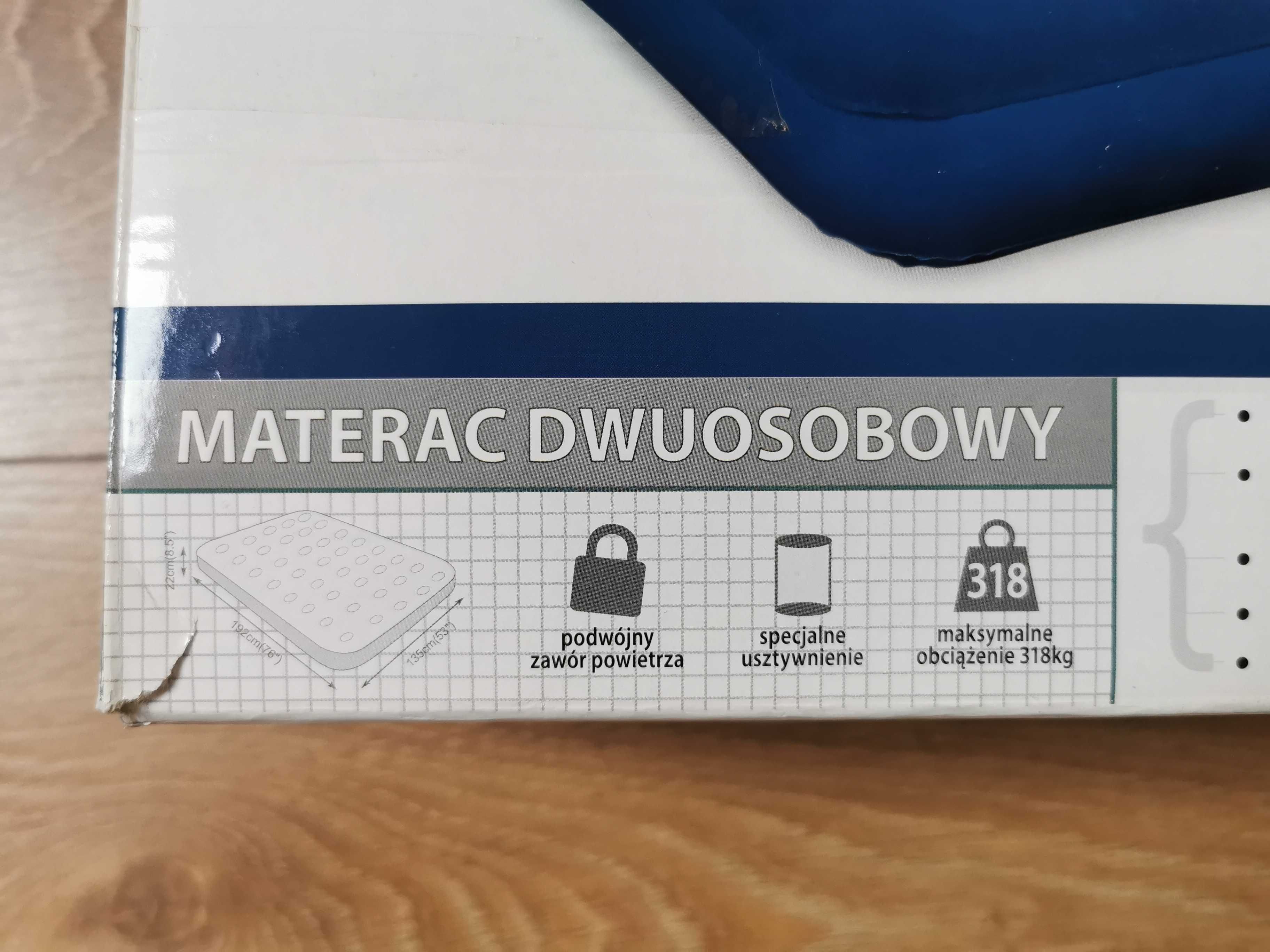 Materac dwuosobowy dmuchany