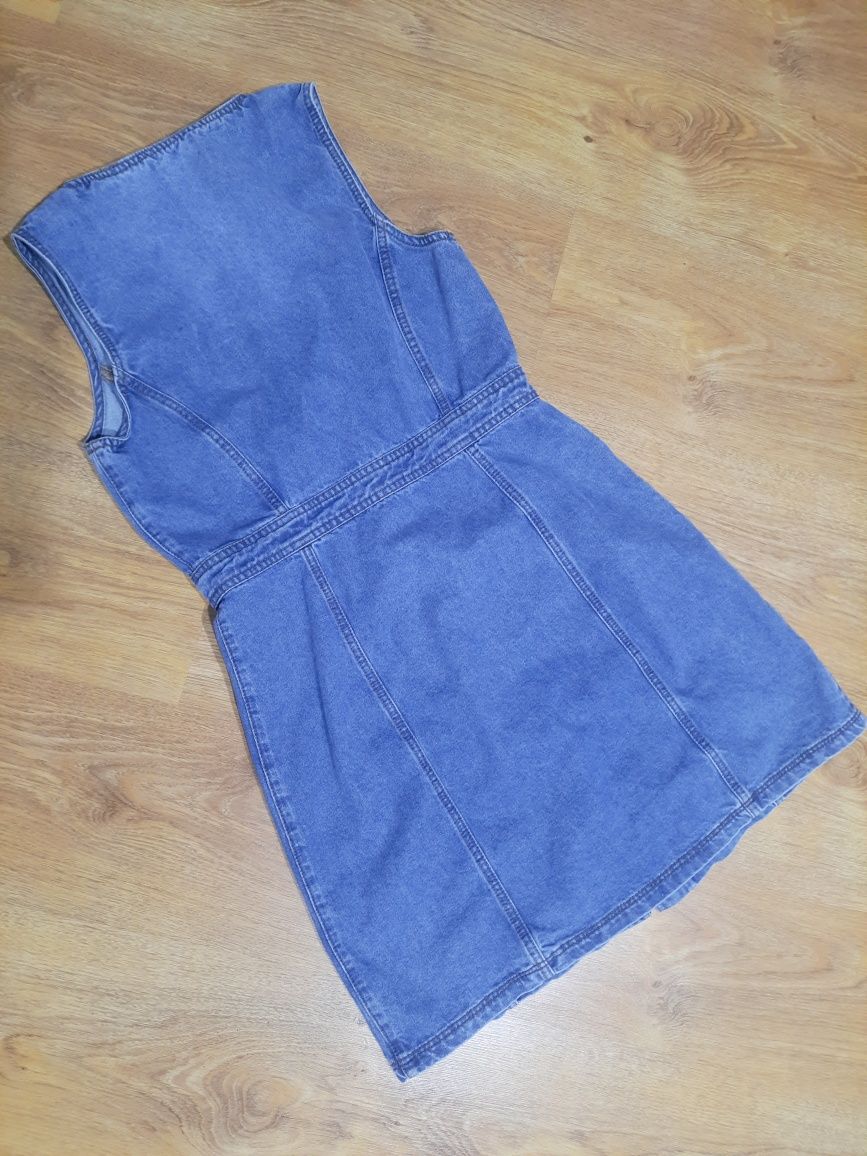 jeansowa sukienka guziki New Look DENIM rozmiar 12/40