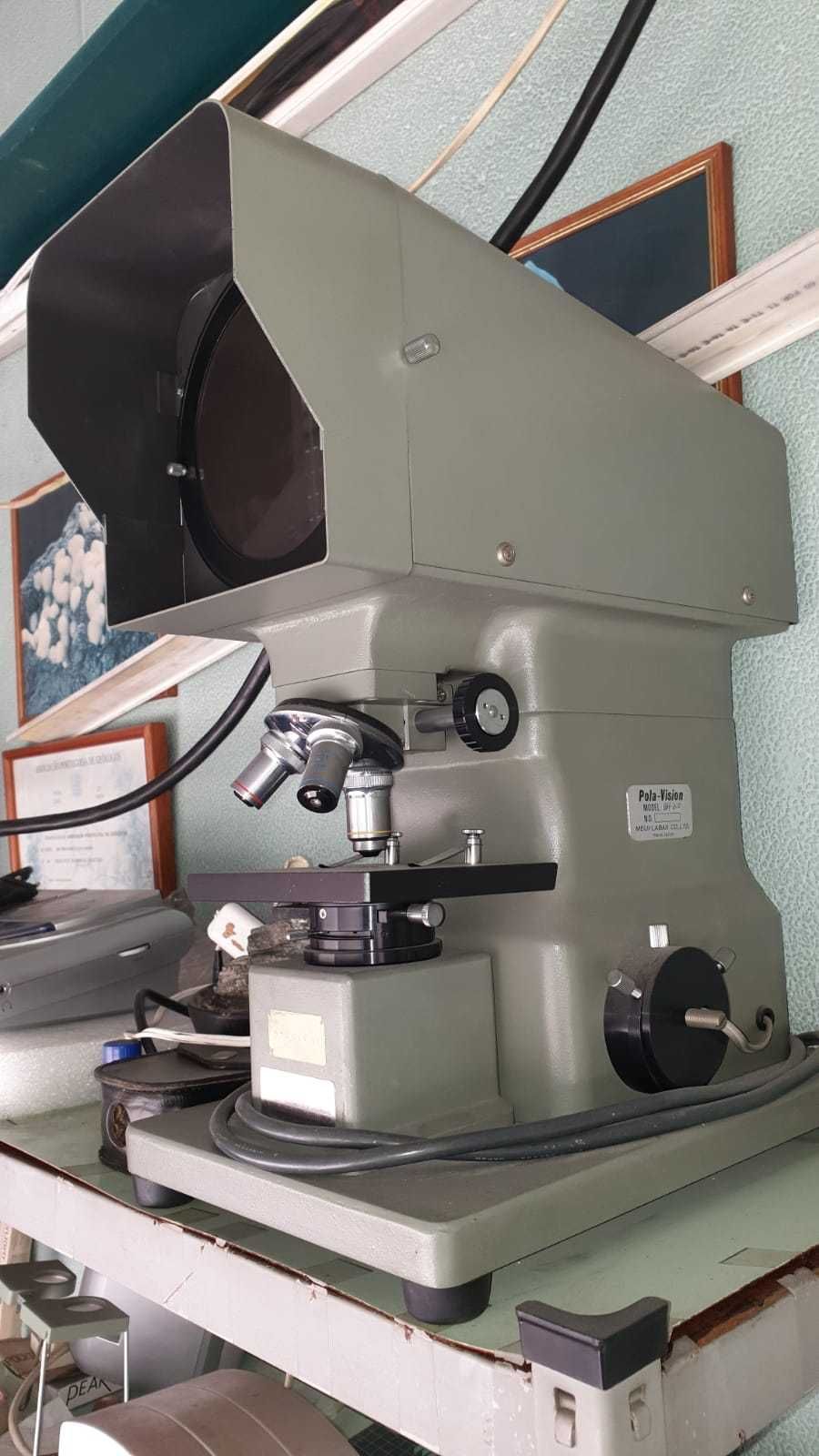 Microscopio Profissional Meiji Labax Pola-Vision