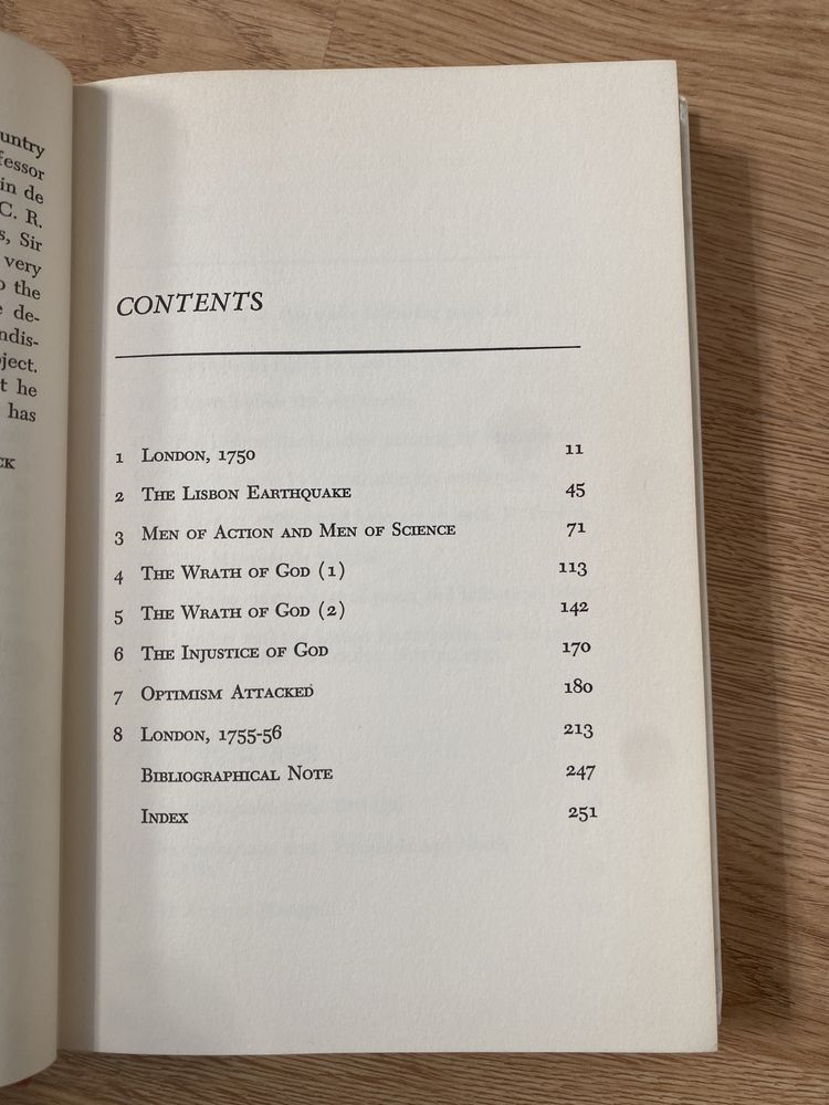 The Lisbon Earthquake by T. D. Kendricj (1955)