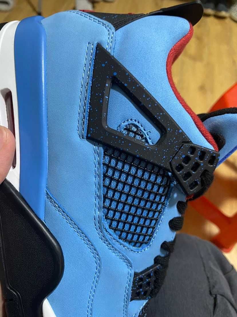 TravisScottCactusJack/ButyJordan4*RetroUnisextrampkiRozmiar.40
