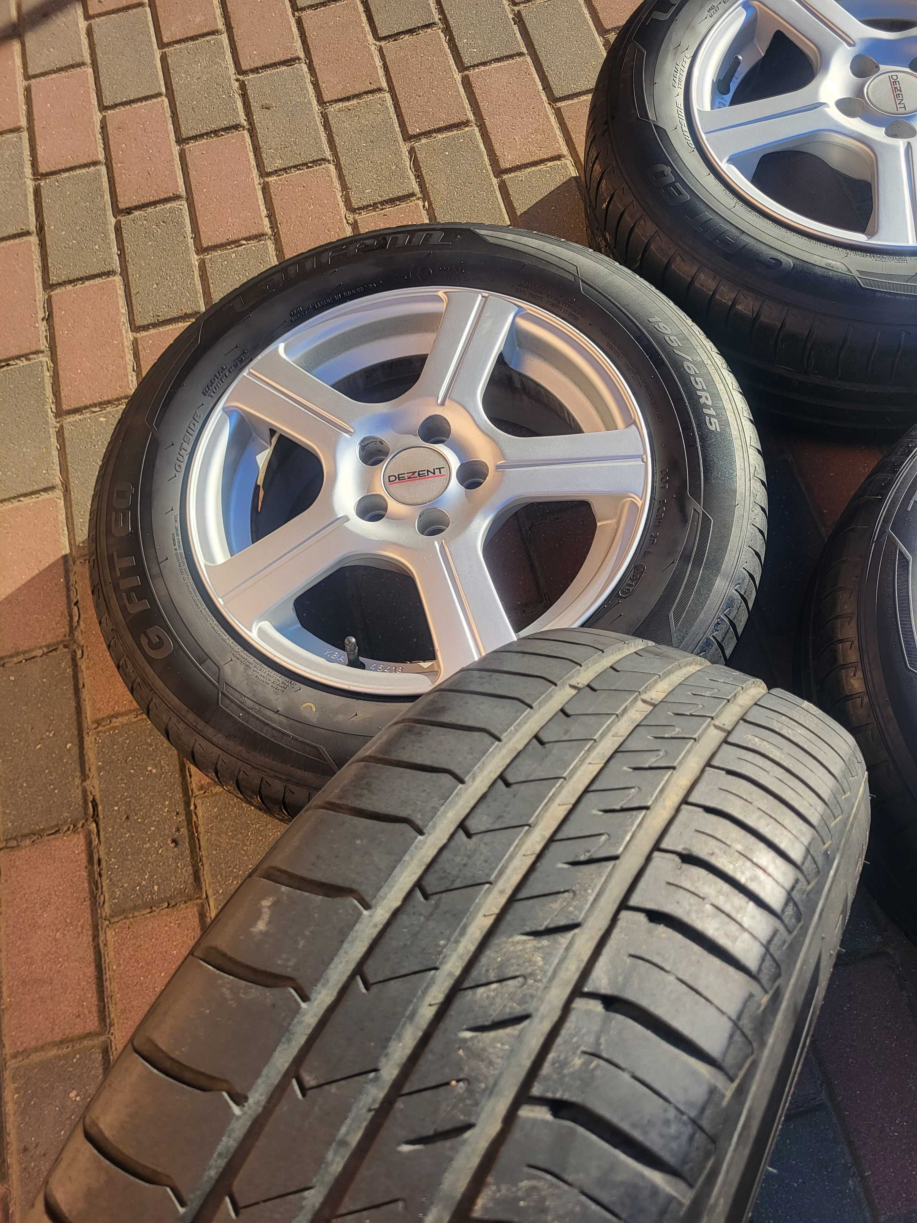 Alufelgi koła 5x100 r15 felgi toledo golf