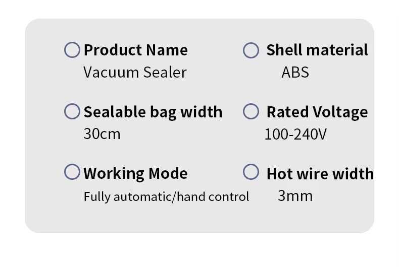 Вакууматор LISM для пакетів і рулонів под вакуум 120вт 65кпа 30см