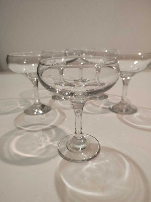 Набір шампанок-блюдець 220 мл 6 шт