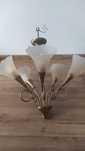 Lampa sufitowa mosiężna