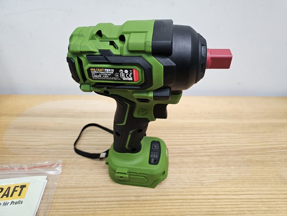 Гайковерт 550Hm Ударный ProCraft PWA18 Бесщеточный Гайковерт 36мес