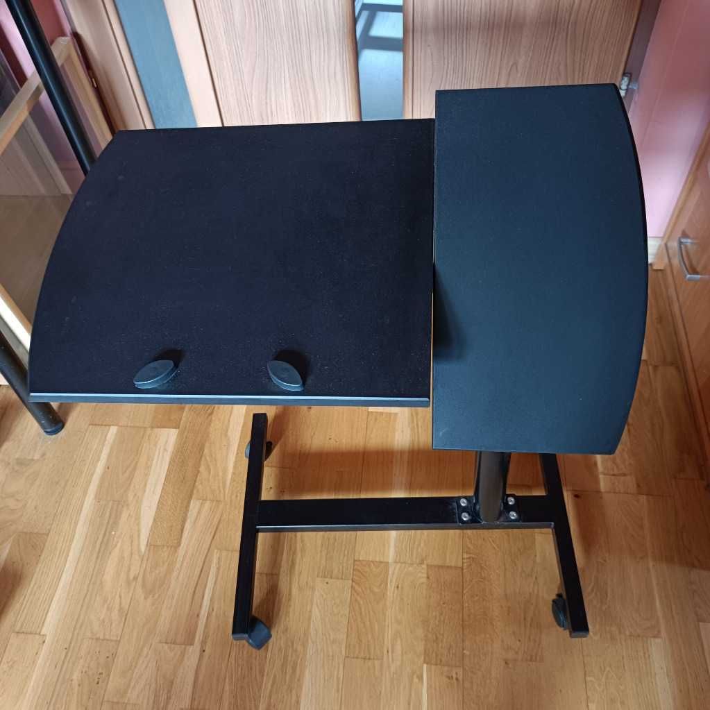 Stolik pod laptopa na kółkach regulowany biurko