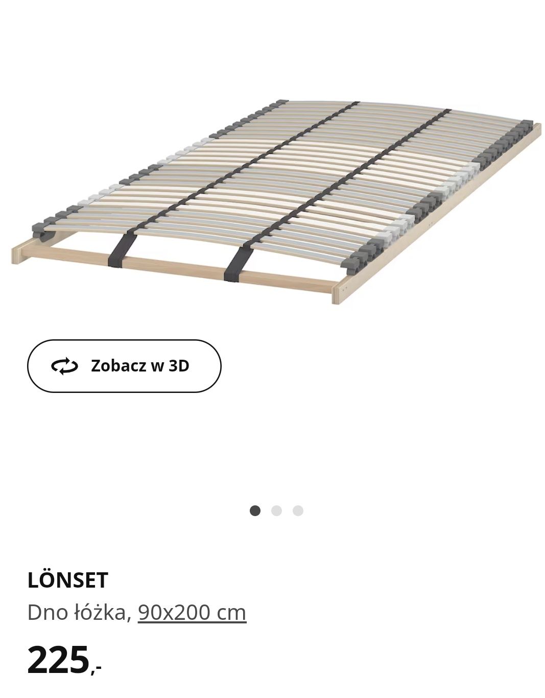 IKEA Łóżko KURA 90x200