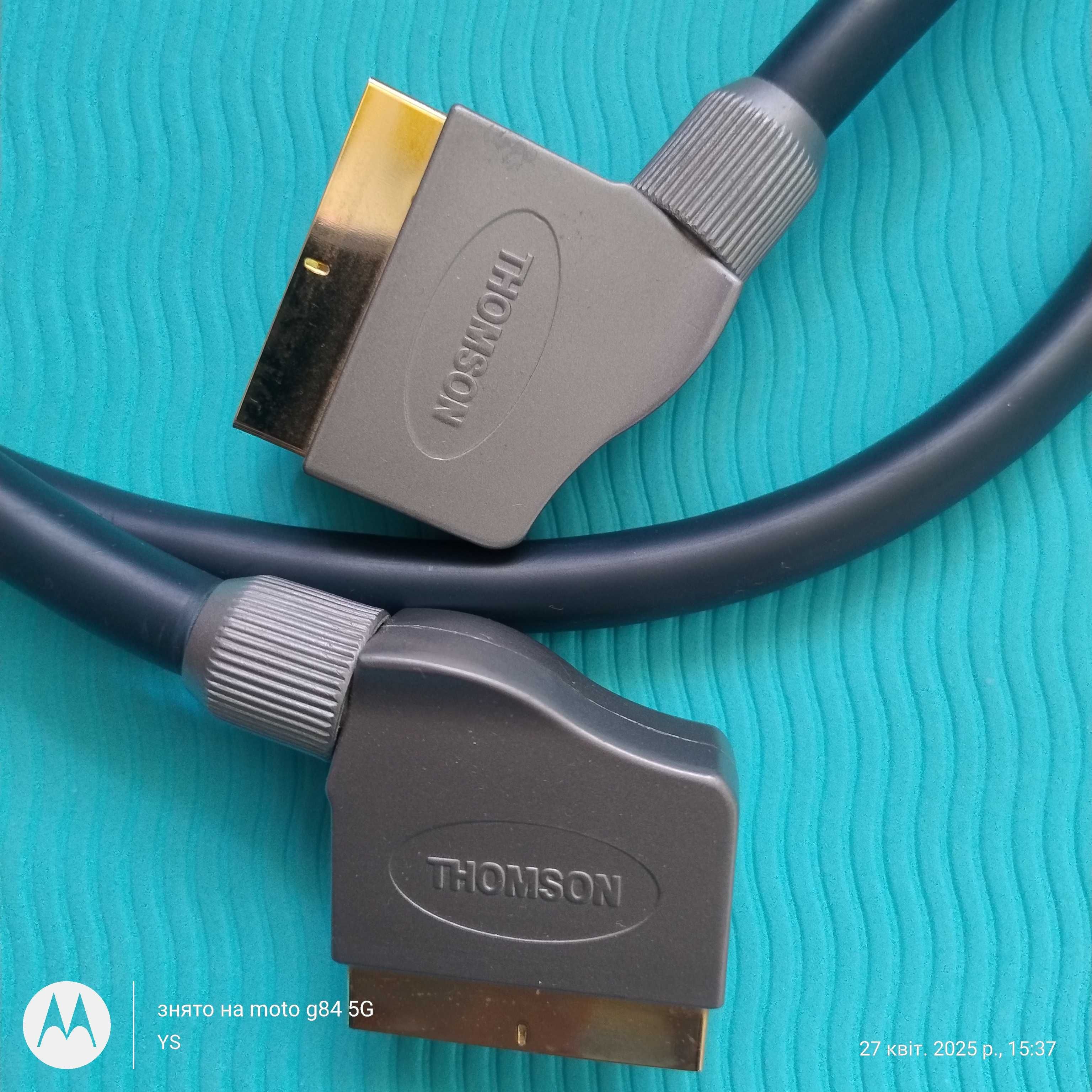 Кабель Thomson SCART-SCART 1,5м Gold