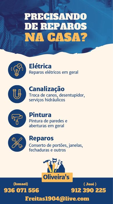 Multiserviços Residenciais e Serviço de mudanças low-cost