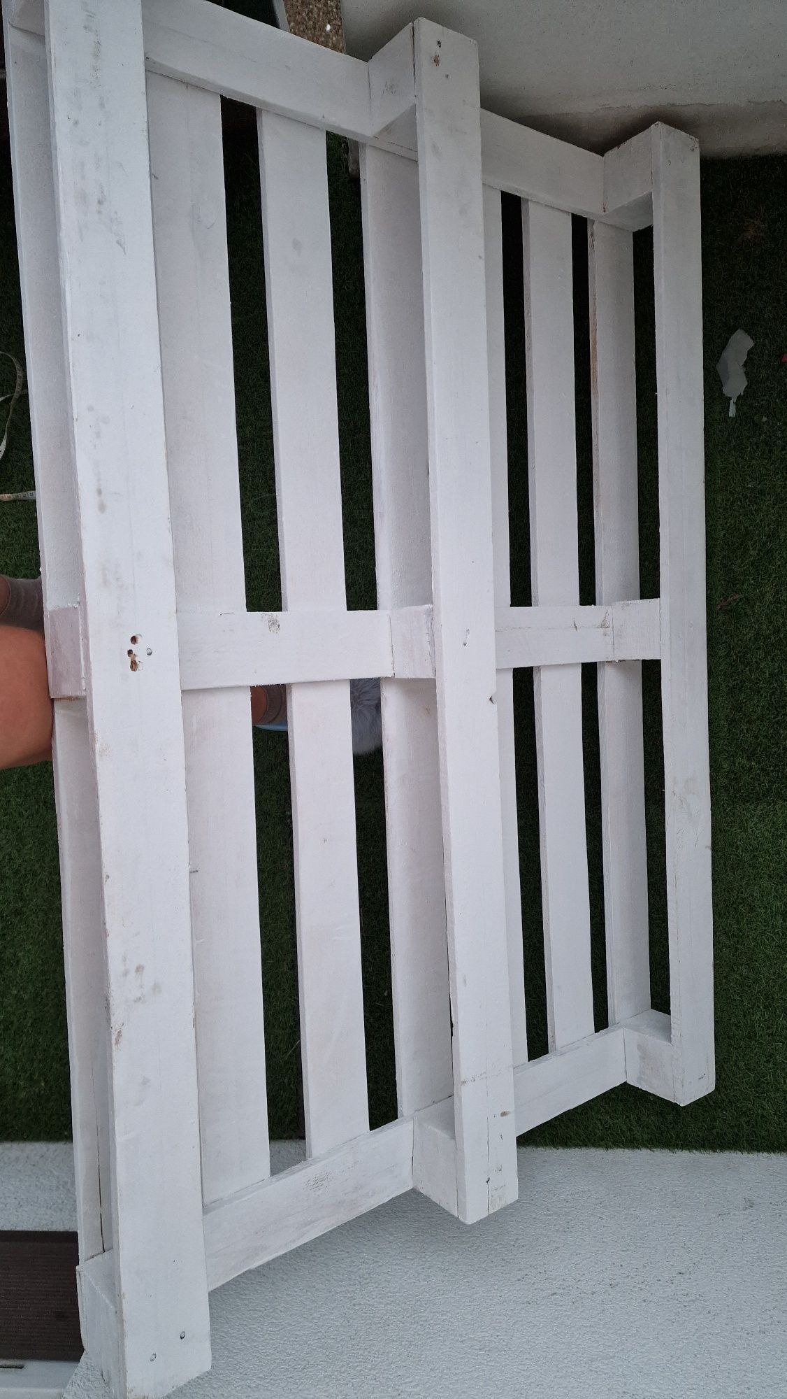 Biała paleta dekoracja ślub wesele