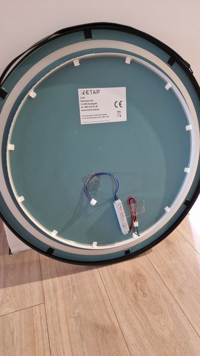 Nowe Lustro okrągłe łazienkowe 75 cm