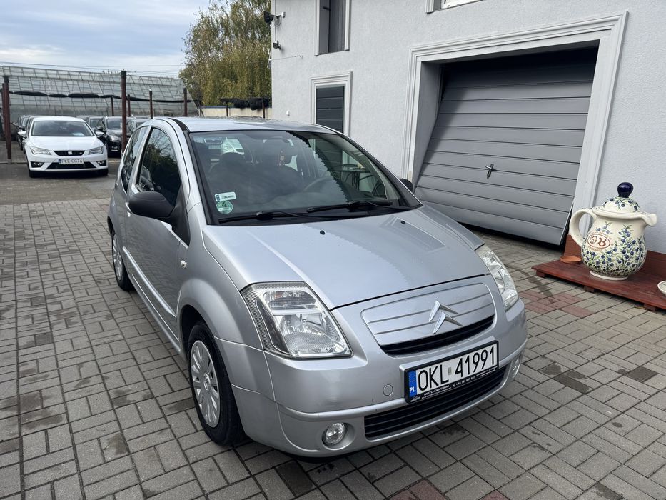 Citroen C2 1.4 75 KM sprowadzony 2008 zarejestrowany klima