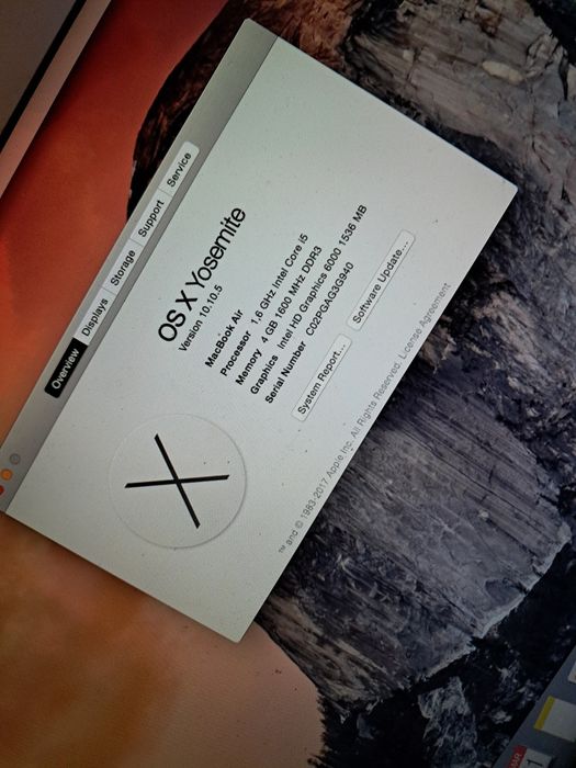 Macbook Air 13' mid 2015