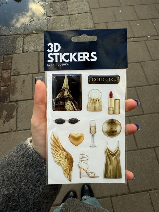 набір наліпок 11шт