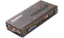KVM Edimax EK-UAK4 USB + VGA + audio (4 komputery) 1,8m