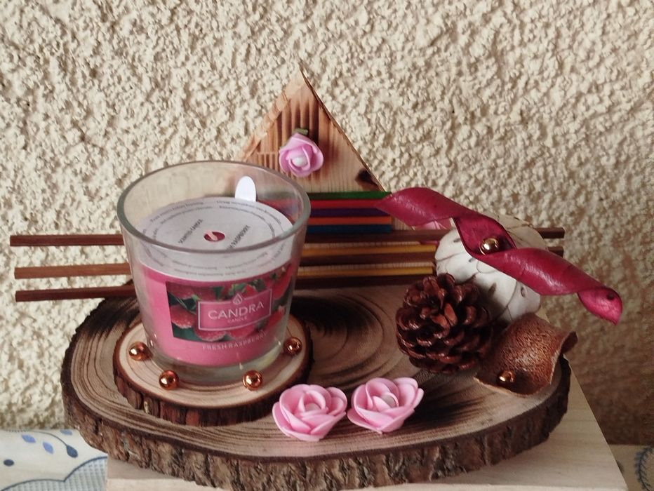 Peça decorativa pintada