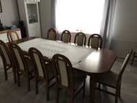 Stół z 12 krzeslami jak nowy