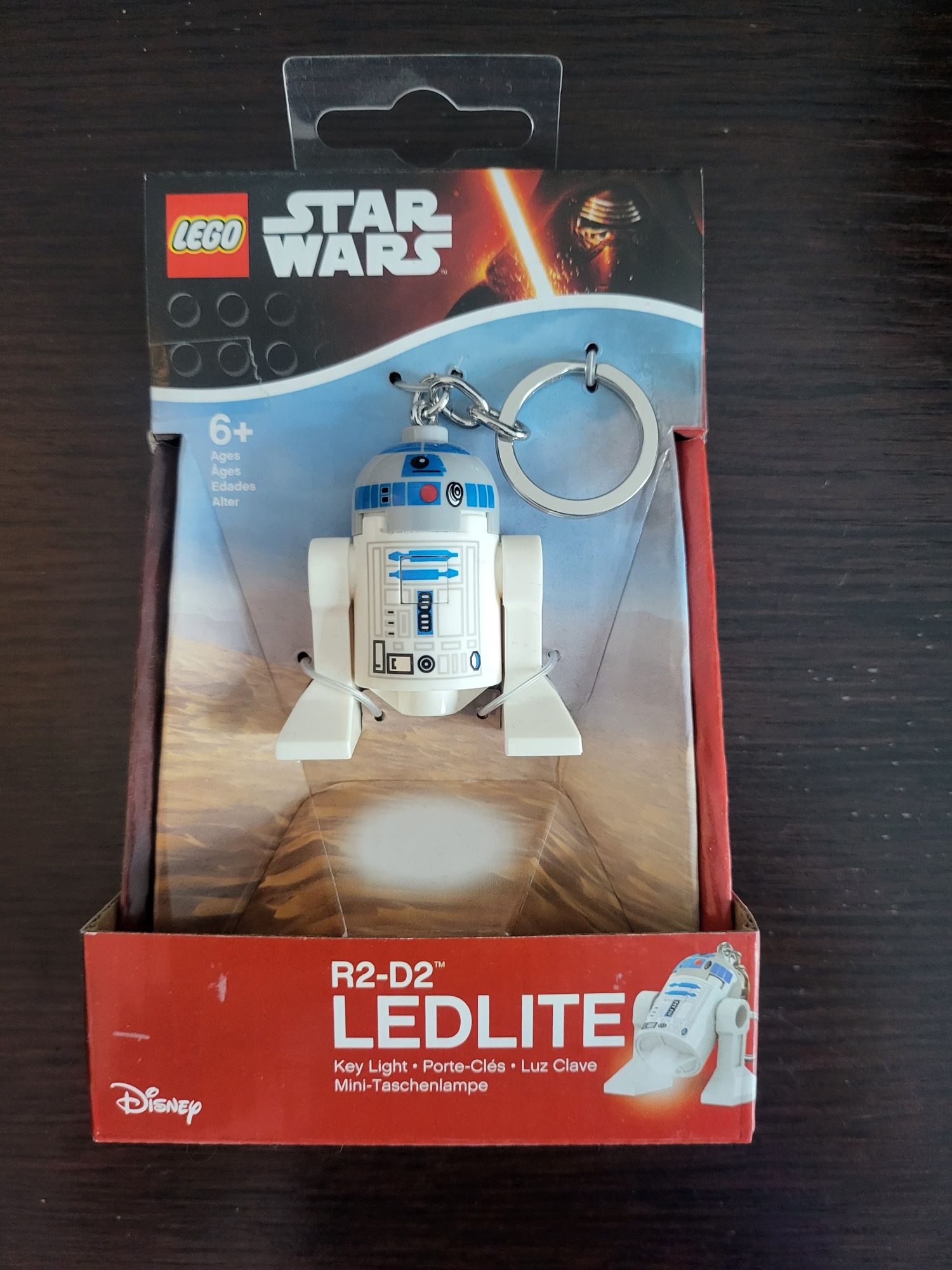 Brelok Lego Star Wars R2-D2 z led nowy