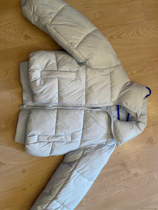 Куртка пуховик Zara 13-14 лет Новый голубой цвет