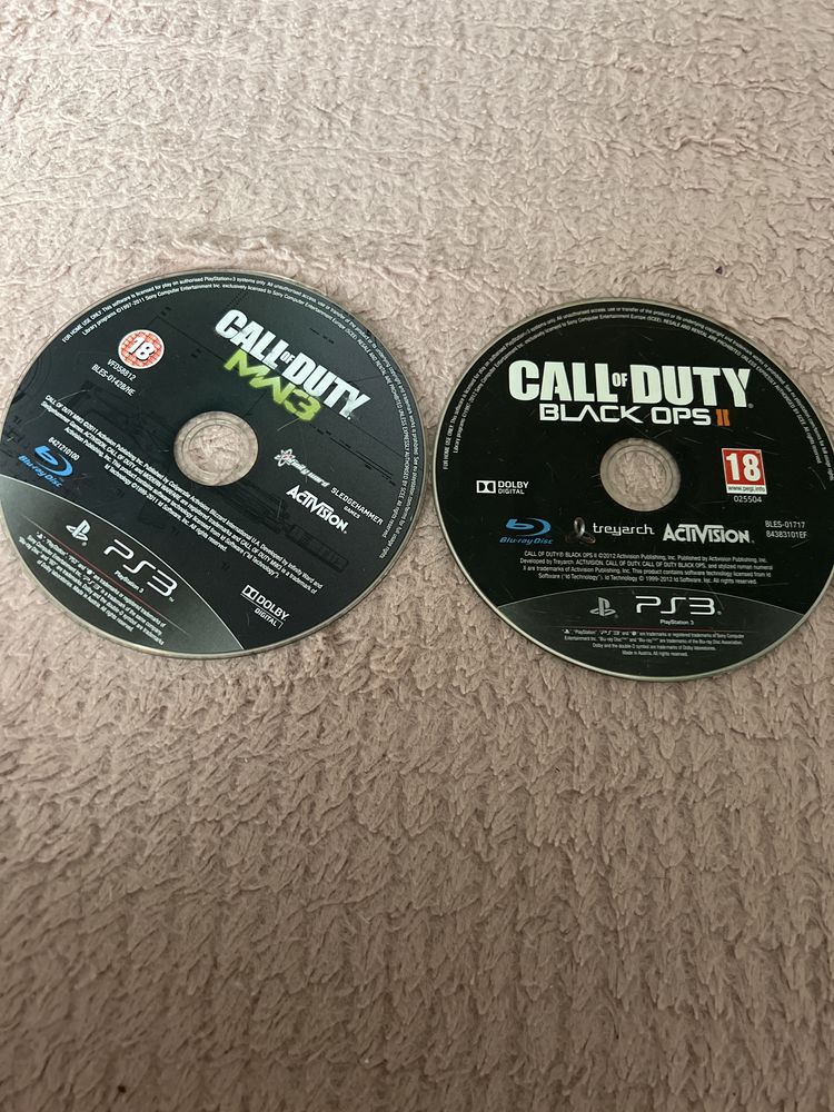 Gry ps3 call of duty MW3 i black ops 2