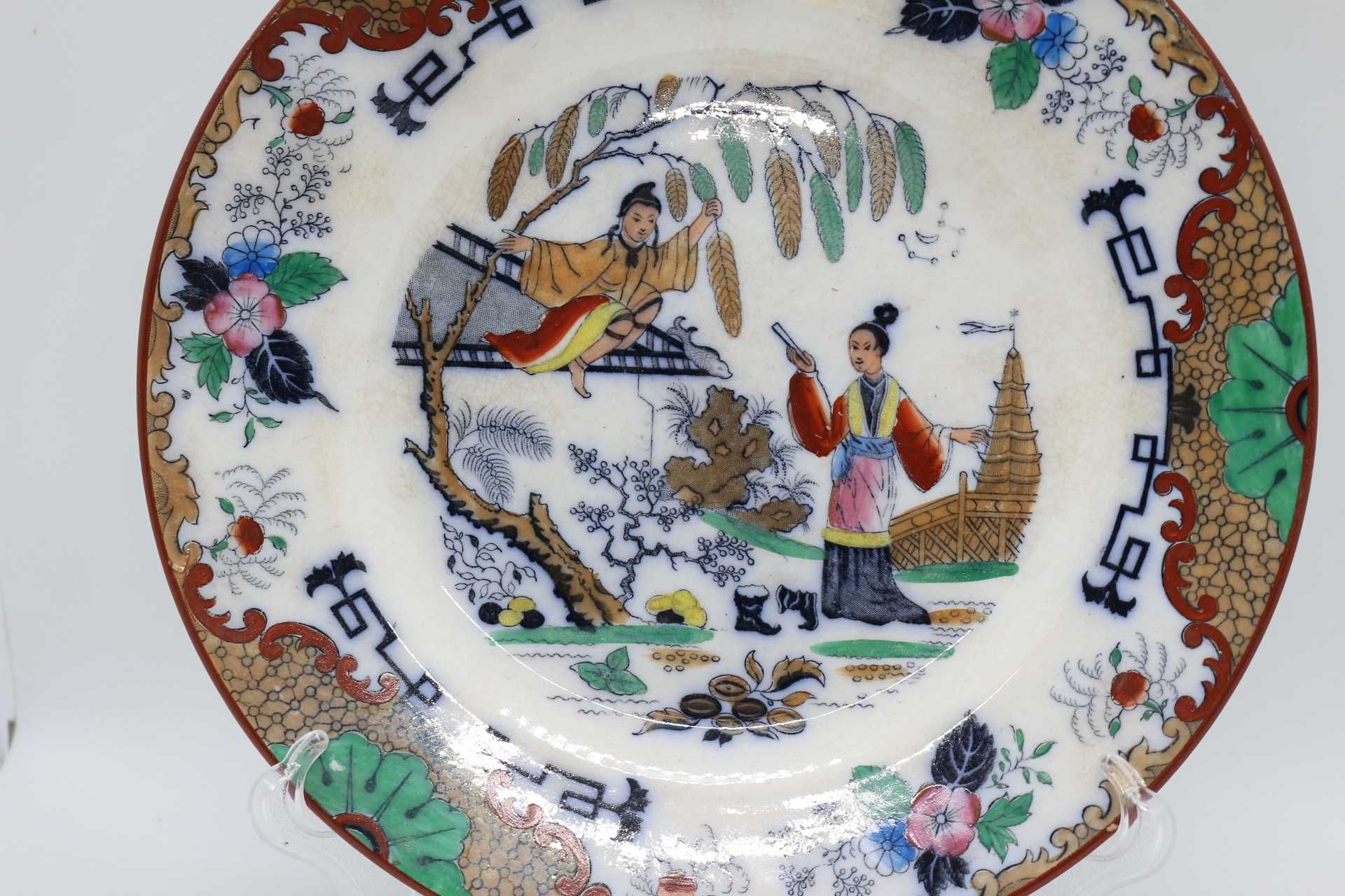 Prato em porcelana Chinesa Petrus Regout C. Maastricht Timor