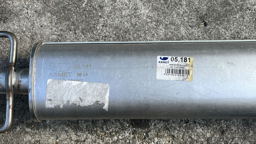 Tłumik środkowy Asmet 05.181 Astra H G 1.6 -1.8