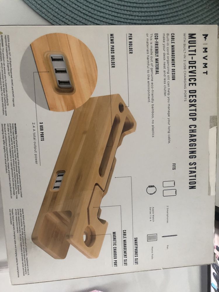 Stacja usb pod telefony i zegarek