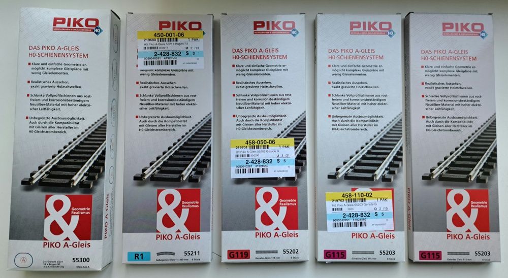 Рельсы PIKO HO (1:87)