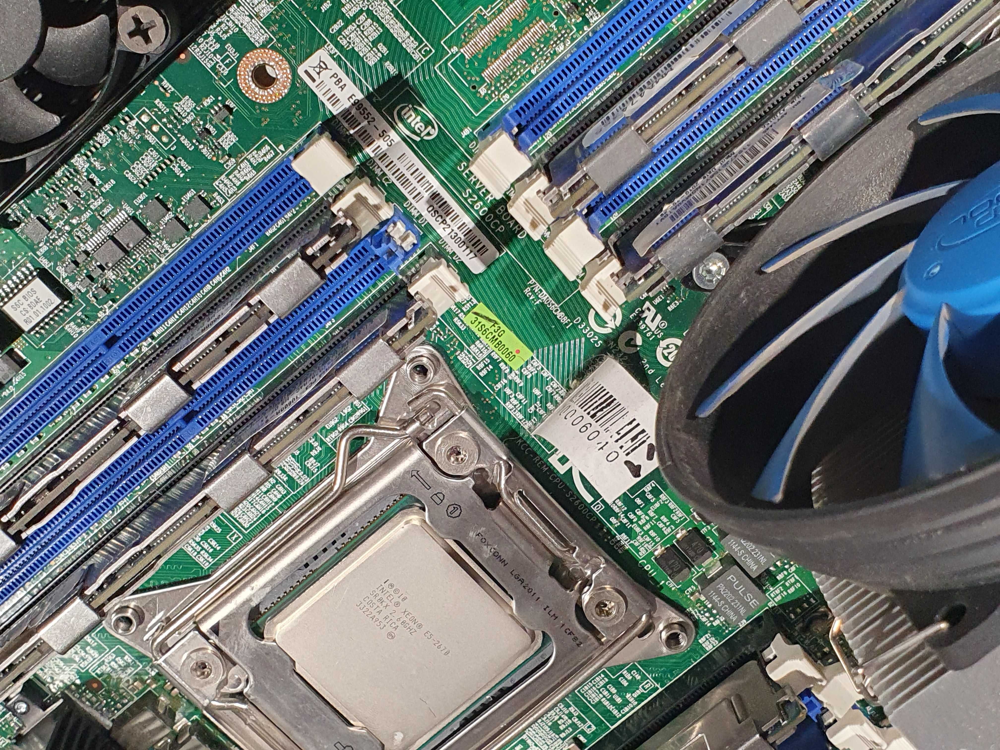 intel xeon e5-2670 *2од +  Hynix DDR3-1333 4Gb *8од(32gb)