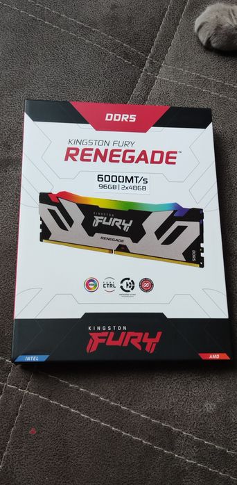 Оперативна пам’ять Kingston FURY DDR5-6000 96GB (2x48) Renegade RGB