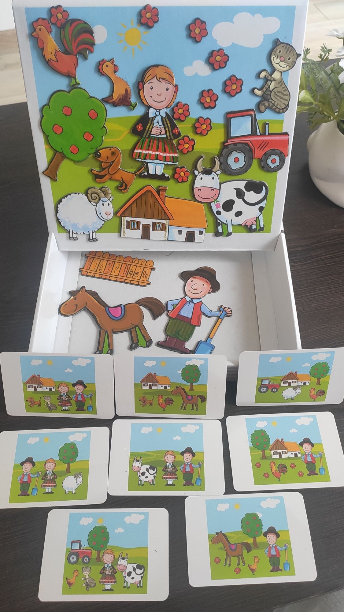 Puzzle magnetyczne Farma dla dzieci