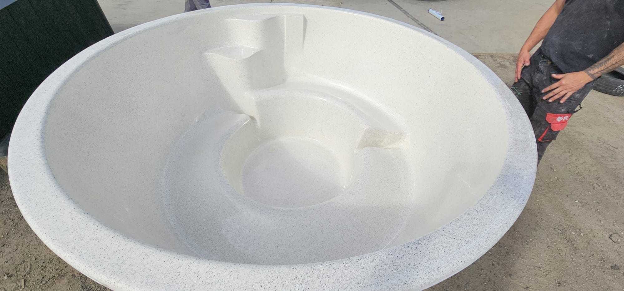 Balia ogrodowa 225cm wkład niecka hot tub wanna jacuzzi basen spa