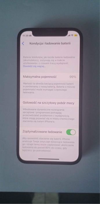 iPhone 12mini 64GB kondycja baterii 99%