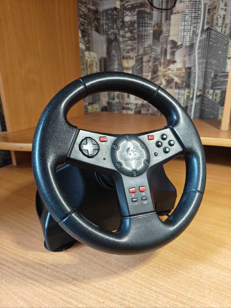 Руль с педалями Logitech Formula Vibration