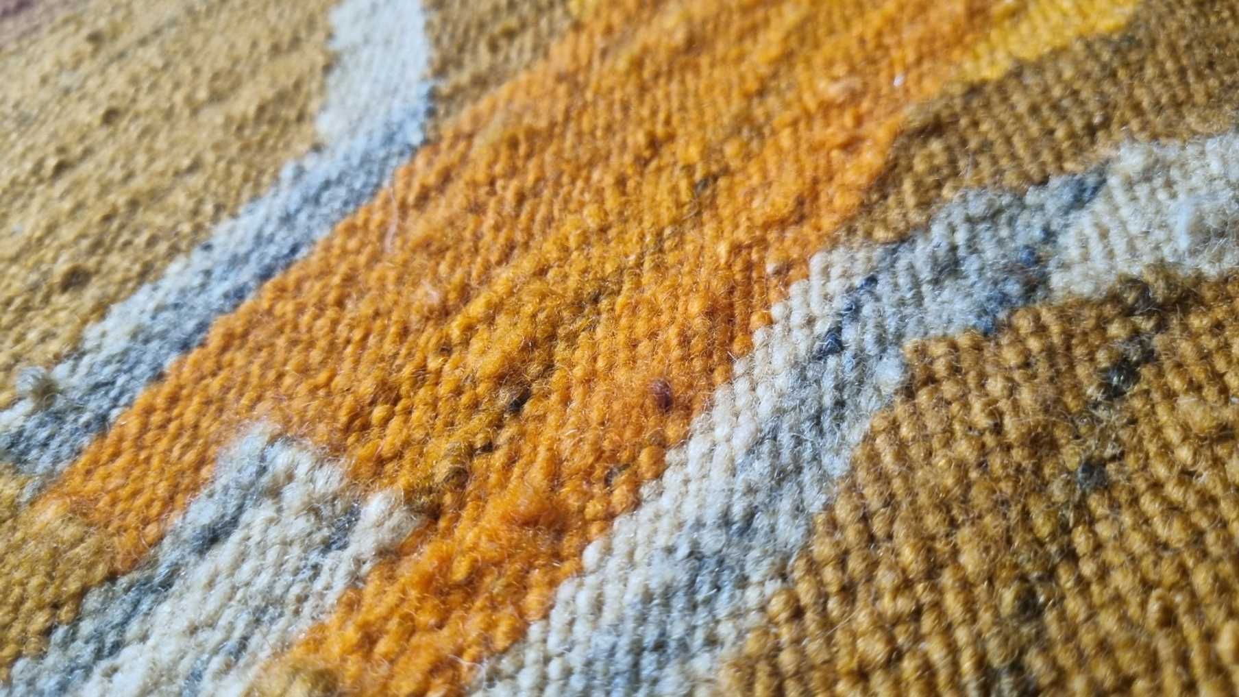 Kilim wełniany Design PRL lata 60 Cepelia