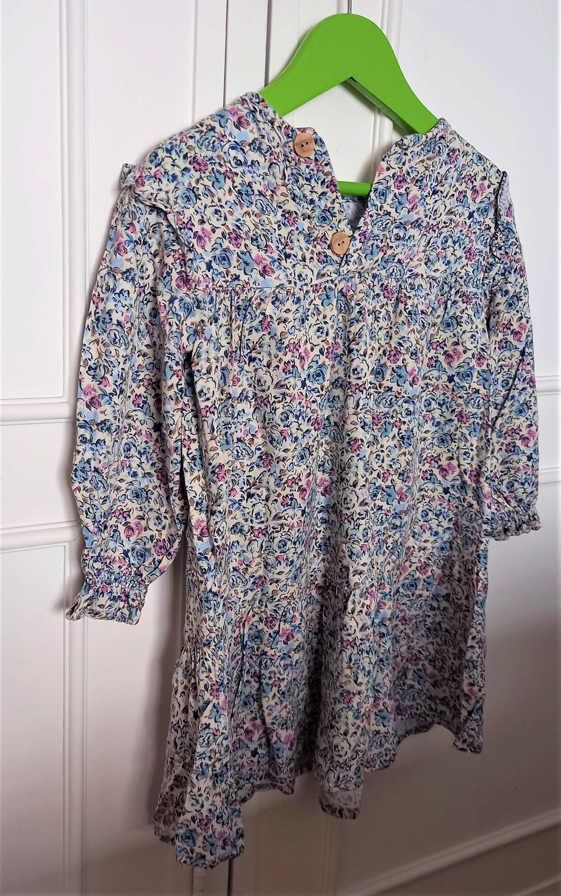 Vestido Floral Zara 3-4 anos (104 cm)