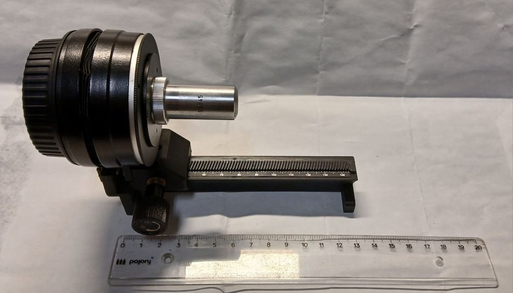 Fole de extensão para Canon com lente de microscópio