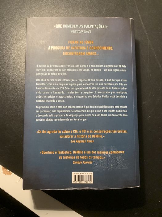 Livro” O Jogo do Leopardo” de Daniel Silva