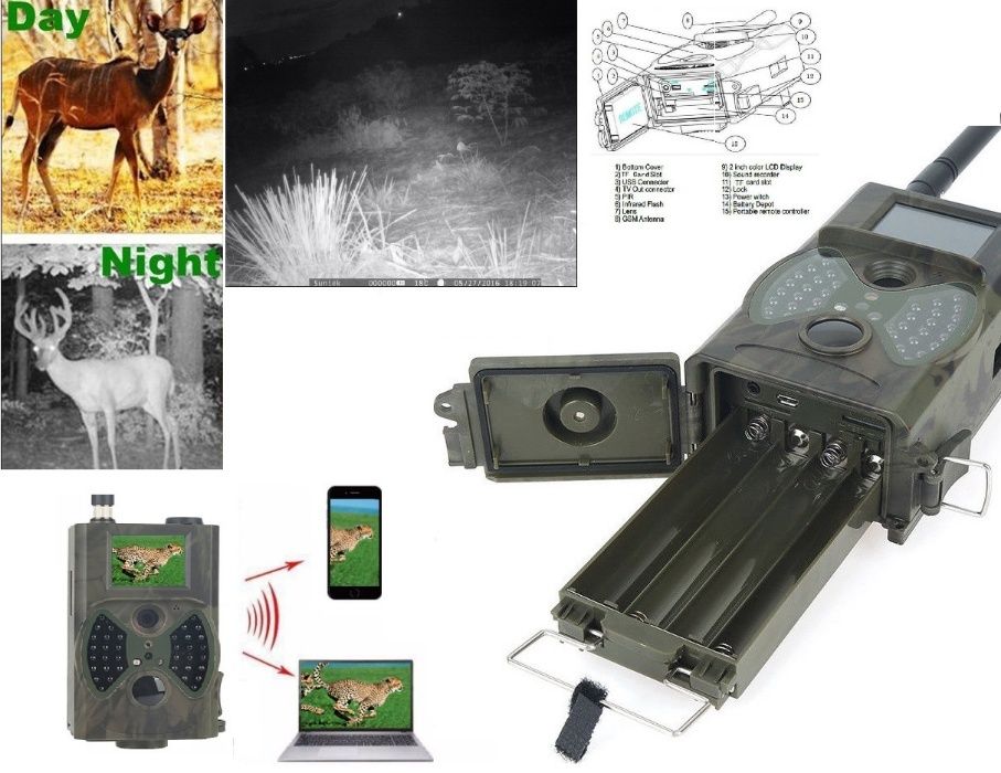 Câmera e despositivos de Visão noturna para caça e qualquer vigilância