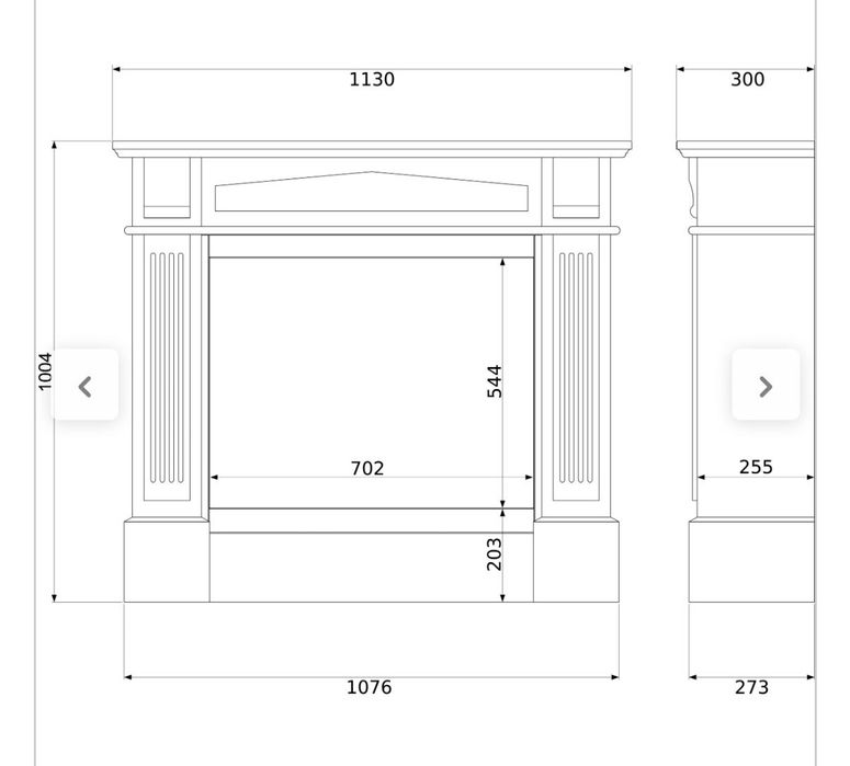 Biokominek wolnostojący Koloseum Werona z szybą