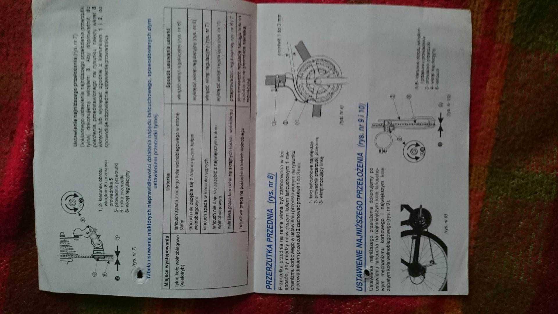 Instrukcja obsługi rowerów ROMET