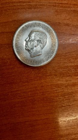 Srebrna moneta 5 Koron Szwecja Gustav VI 1962