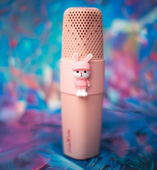 Mikrofon z Głośnikiem Bluetooth Animal – Idealny Do Karaoke i Zabawy!