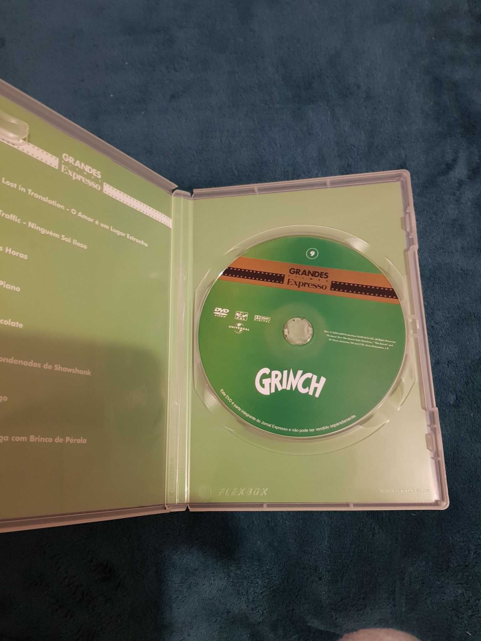 DVD Grinch a celebração de férias