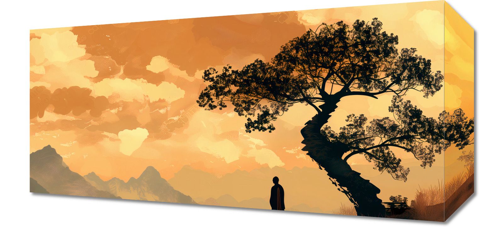 Obraz 40x20cm Zen